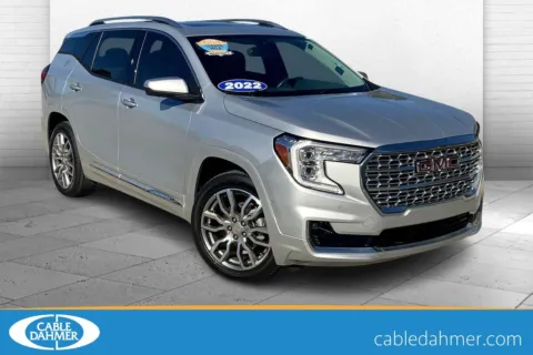 Silver 2022 GMC Terrain Denali for sale in Lawrence, KS