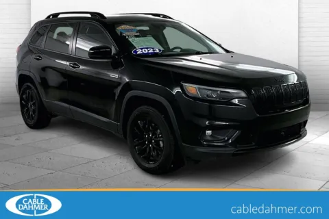 Black 2023 Jeep Cherokee Altitude Lux for sale in Lawrence, KS