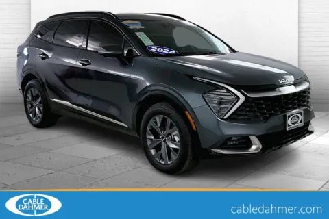 Gray 2024 Kia Sportage Hybrid SX-Prestige for sale in Lawrence, KS