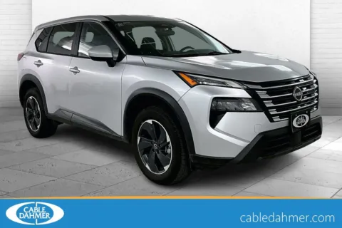 Silver 2024 Nissan Rogue SV for sale in Lawrence, KS