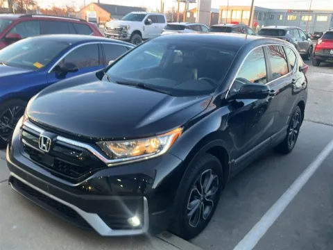 Black 2021 Honda CR-V EX-L for sale in Lawrence, KS