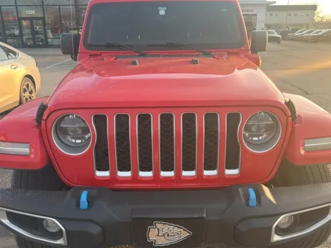 Another view of 2022 Jeep Wrangler 4xe Unlimited Sahara for sale in Lawrence, KS at Cable Dahmer Kia of Lawrence