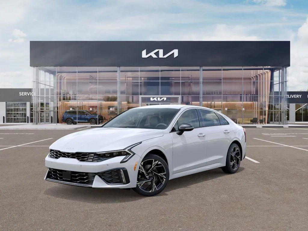 White 2026 Kia K5 GT-Line for sale in Lawrence, KS