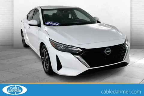 White 2024 Nissan Sentra SV for sale in Lawrence, KS