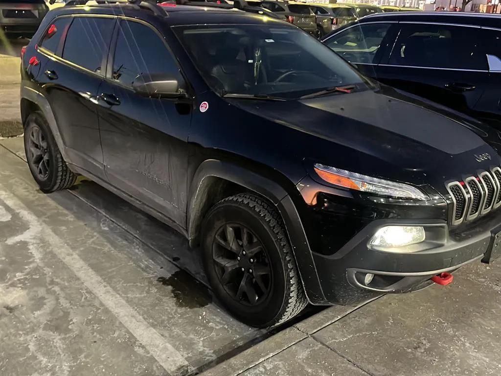 Used 2017 Jeep Cherokee Trailhawk with VIN 1C4PJMBS9HW651783 for sale in Kansas City