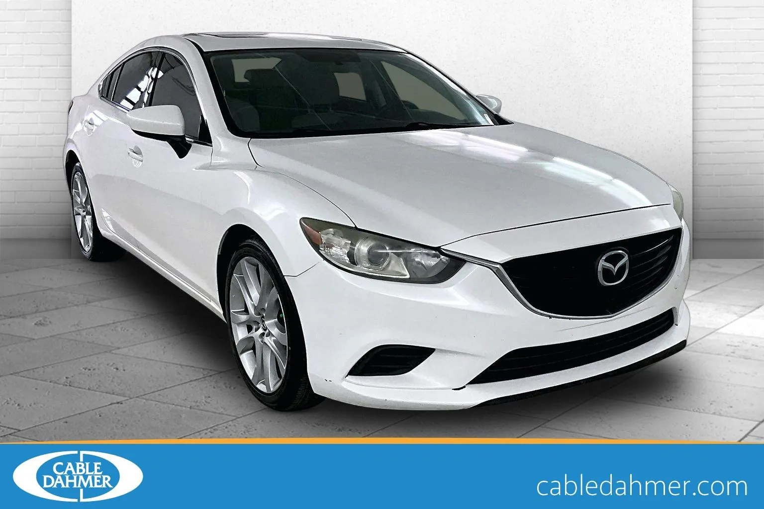 White 2016 MAZDA MAZDA6 I TOURING for sale in Lawrence, KS