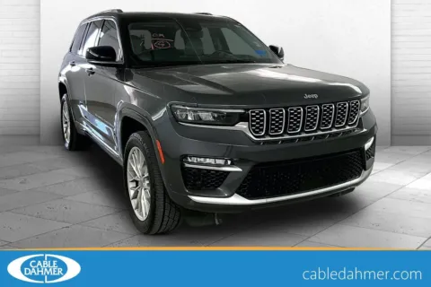 Gray 2022 Jeep Grand Cherokee Summit for sale in Lawrence, KS