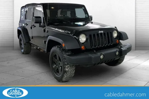 Black 2007 Jeep Wrangler Unlimited Rubicon for sale in Lawrence, KS