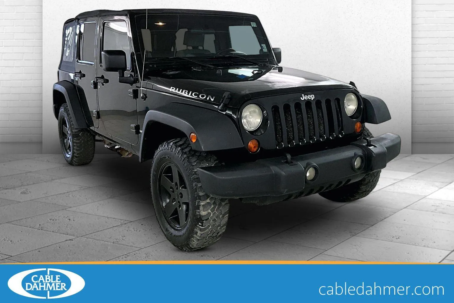 Used 2007 Jeep Wrangler Unlimited Rubicon with VIN 1J4GA69107L168945 for sale in Kansas City