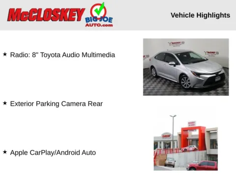 Photos of 2025 Toyota Corolla LE for sale in Colorado Springs, CO at McCloskey Imports & 4x4s (Licensed as McCloskey Isuzu)