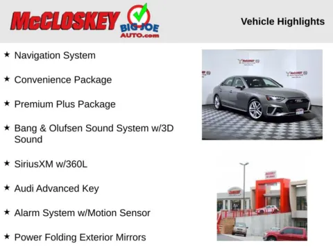 Photos of 2024 Audi A4 45 S line Premium Plus for sale in Colorado Springs, CO at McCloskey Imports & 4x4s (Licensed as McCloskey Isuzu)