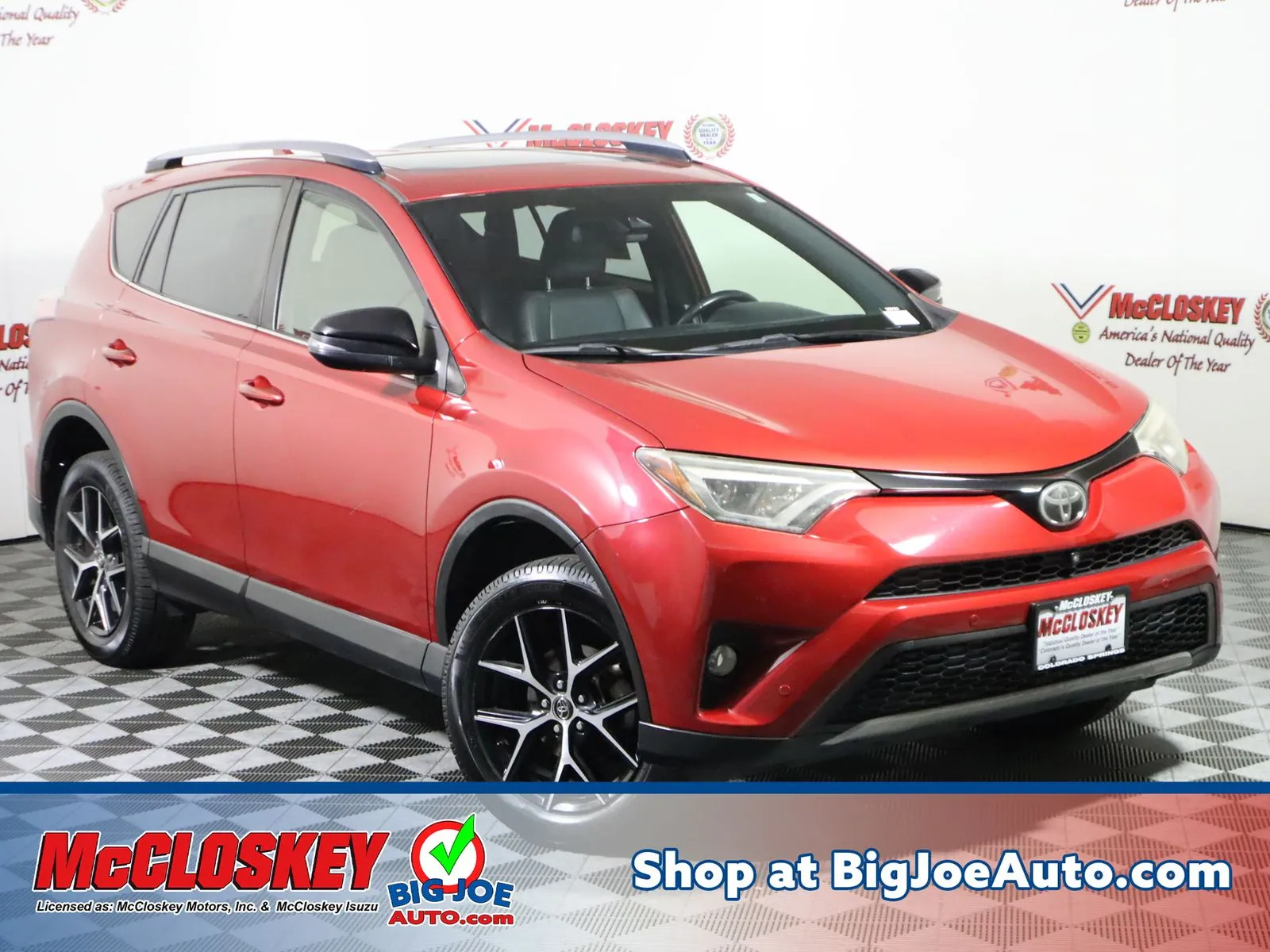 Red 2017 Toyota RAV4 SE for sale in Colorado Springs, CO