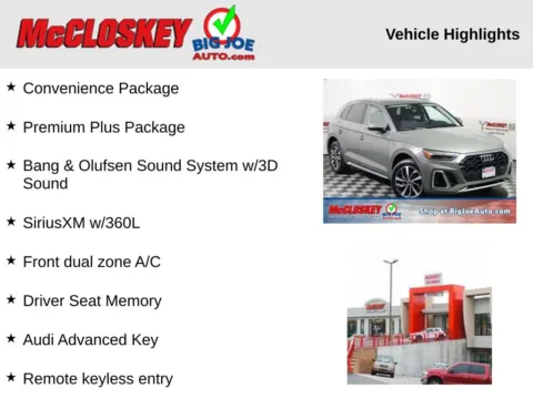 Photos of 2024 Audi Q5 45 S line Premium Plus for sale in Colorado Springs, CO at McCloskey Imports & 4x4s (Licensed as McCloskey Isuzu)