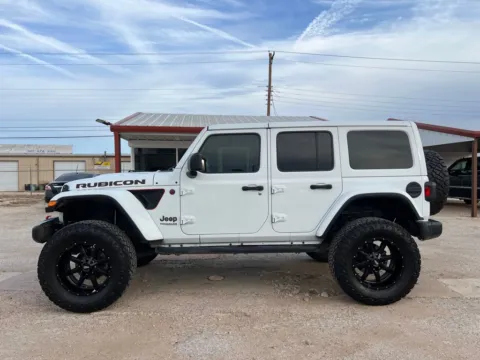 White 2020 JEEP WRANGLER UNLIMI RUBICON for sale in Abilene, TX