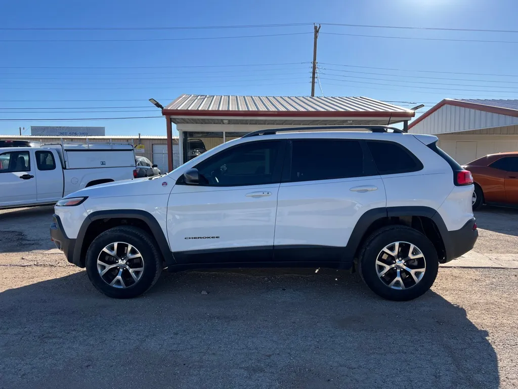 White 2017 JEEP CHEROKEE TRAILHAWK for sale in Abilene, TX