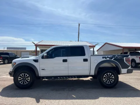 White 2013 FORD F-150 SVT RAPTOR for sale in Abilene, TX