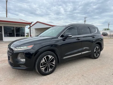 Black 2019 HYUNDAI SANTA FE LIMITED 2.0T for sale in Abilene, TX