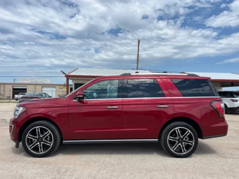 Red 2019 FORD EXPEDITION LIMITED for sale in Abilene, TX