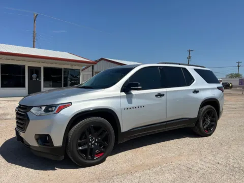 Silver 2020 CHEVROLET TRAVERSE PREMIER for sale in Abilene, TX