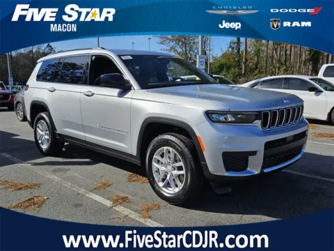 Silver 2025 Jeep Grand Cherokee L Laredo for sale in Macon, GA
