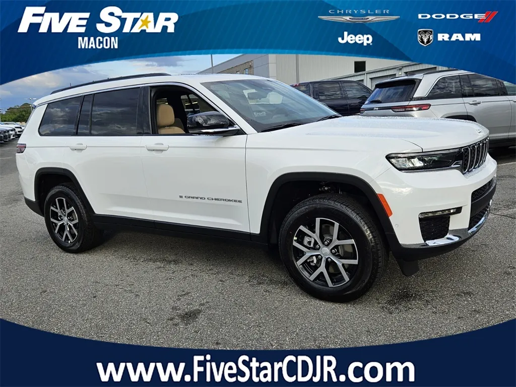 White 2025 Jeep Grand Cherokee L Limited for sale in Macon, GA