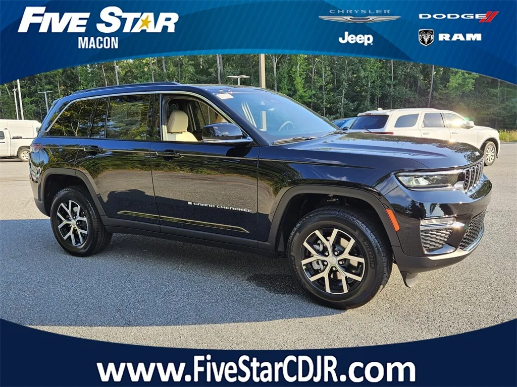 Black 2025 Jeep Grand Cherokee Limited for sale in Macon, GA