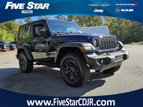 Black 2026 Jeep Wrangler Sport for sale in Macon, GA