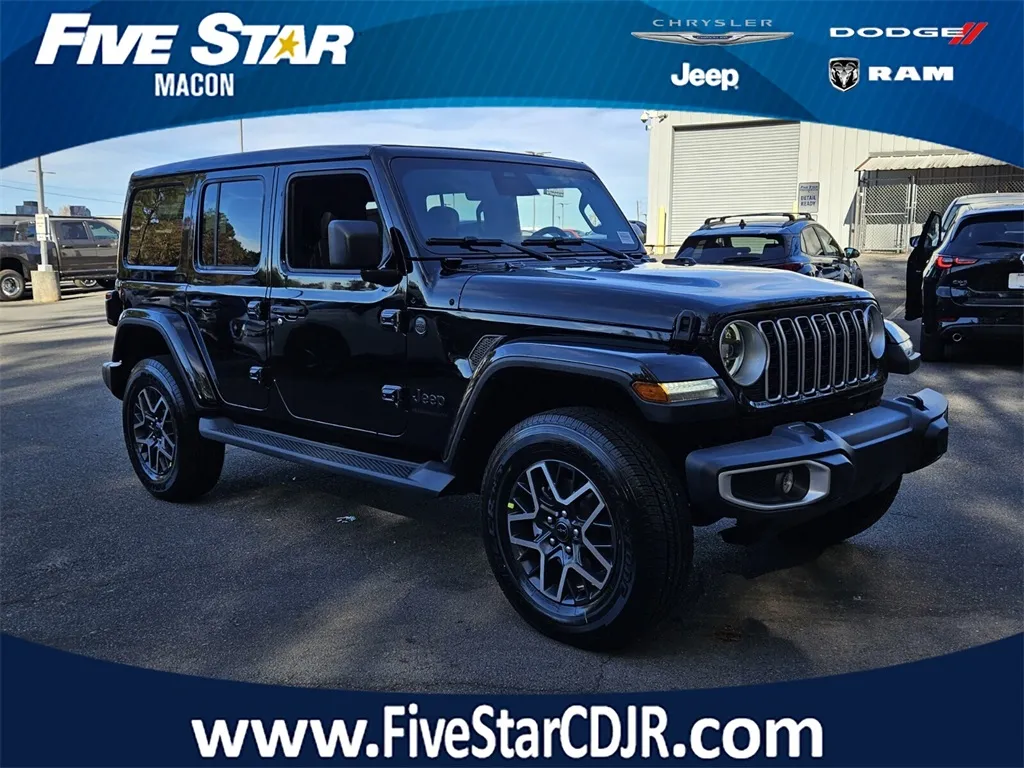 Black 2026 Jeep Wrangler Sahara for sale in Macon, GA