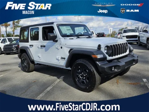 White 2026 Jeep Wrangler Sport for sale in Macon, GA