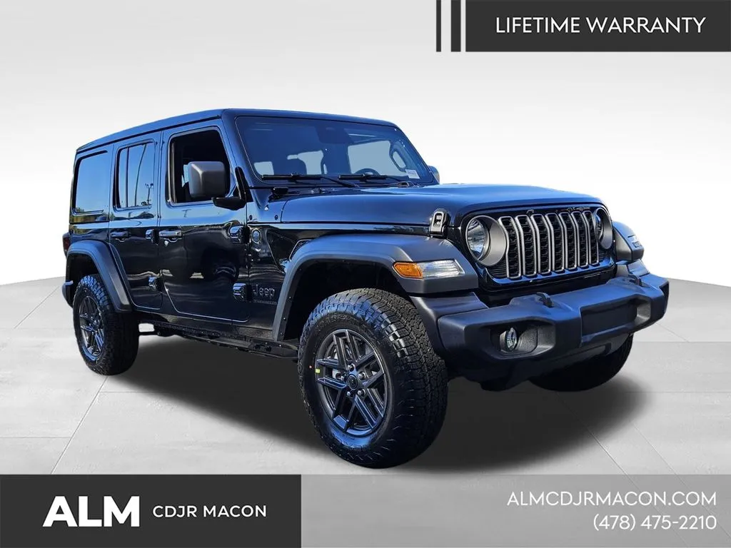 Black 2026 Jeep Wrangler Sport S for sale in Macon, GA