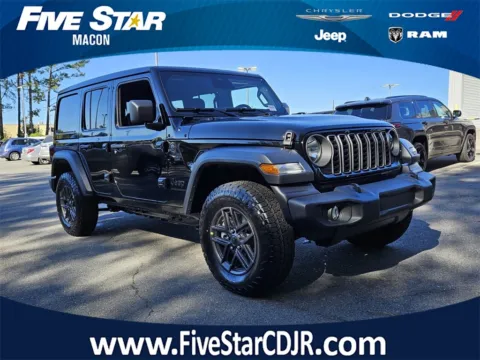 Black 2026 Jeep Wrangler Sport S for sale in Macon, GA
