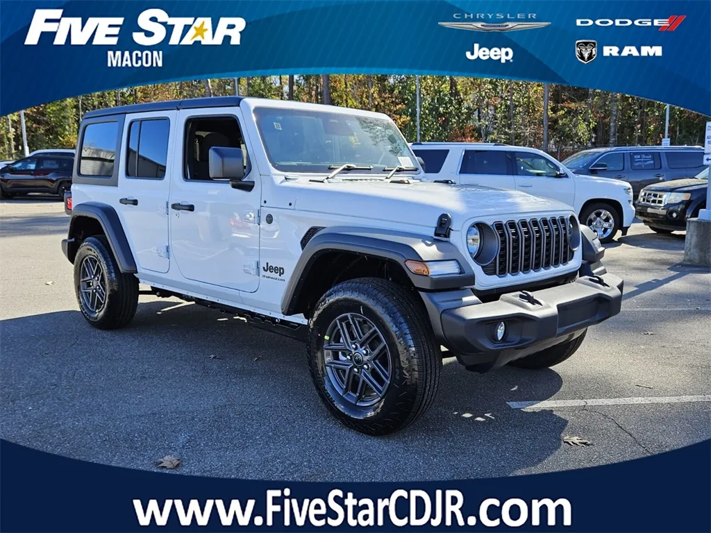 White 2026 Jeep Wrangler Sport for sale in Macon, GA