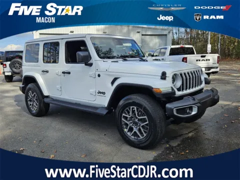 White 2026 Jeep Wrangler Sahara for sale in Macon, GA