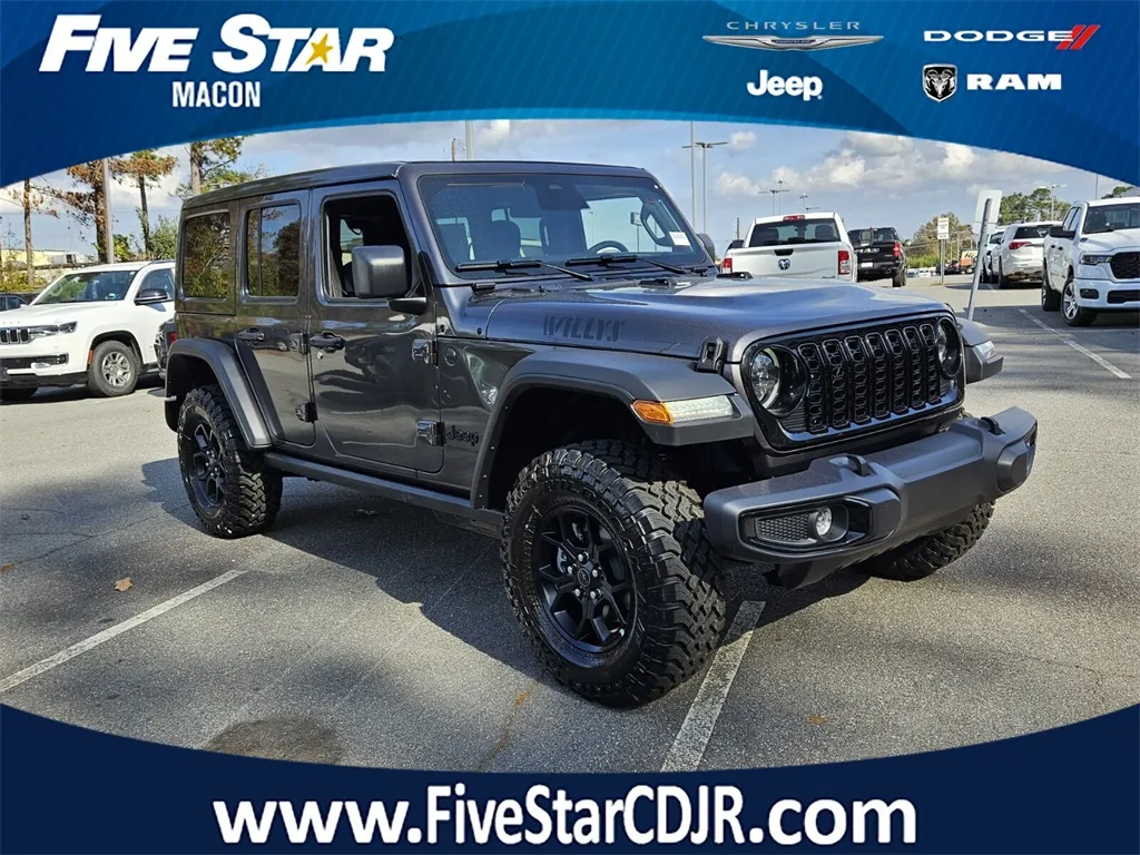 Gray 2026 Jeep Wrangler Willys for sale in Macon, GA
