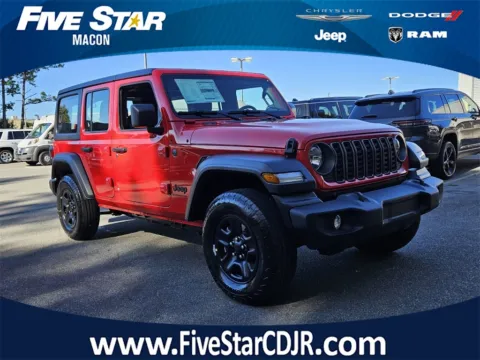 Red 2026 Jeep Wrangler Sport for sale in Macon, GA