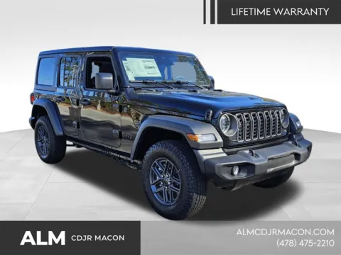 Black 2026 Jeep Wrangler Sport S for sale in Macon, GA