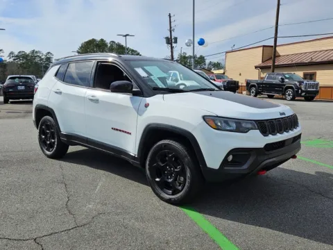 White 2024 Jeep Compass Trailhawk for sale in Macon, GA