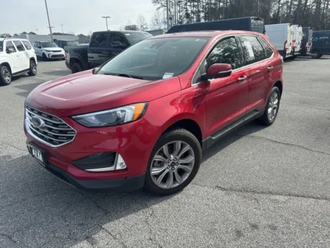 Red 2024 Ford Edge Titanium for sale in Macon, GA