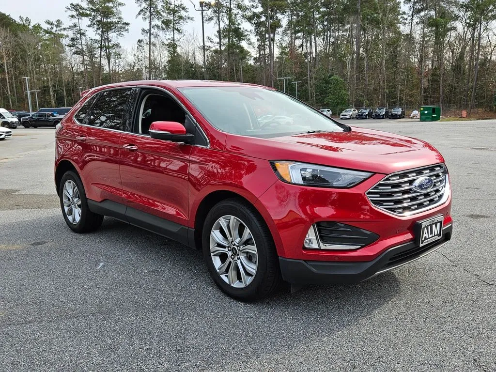 Red 2024 Ford Edge Titanium for sale in Macon, GA