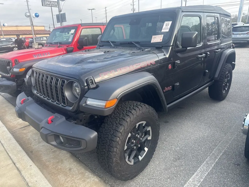 Black 2025 Jeep Wrangler Rubicon for sale in Macon, GA