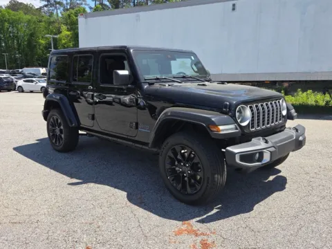 Black 2025 Jeep Wrangler Sahara 4xe for sale in Macon, GA