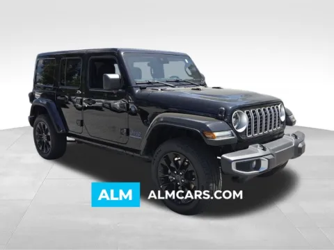 Black 2025 Jeep Wrangler Sahara 4xe for sale in Macon, GA