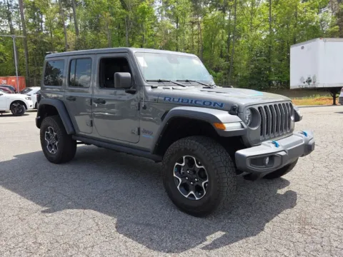 Gray 2021 Jeep Wrangler Unlimited Rubicon 4xe for sale in Macon, GA