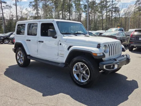 Silver 2022 Jeep Wrangler Unlimited Sahara for sale in Macon, GA