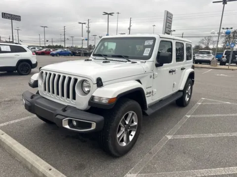 Silver 2022 Jeep Wrangler Unlimited Sahara for sale in Macon, GA