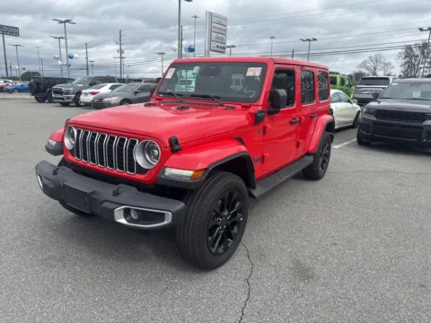 Red 2025 Jeep Wrangler Sahara 4xe for sale in Macon, GA