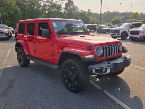 Red 2025 Jeep Wrangler Sahara 4xe for sale in Macon, GA