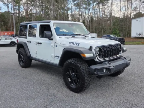 White 2025 Jeep Wrangler Willys 4xe for sale in Macon, GA