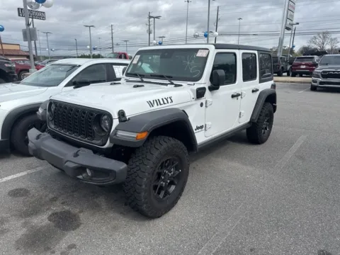 White 2025 Jeep Wrangler Willys 4xe for sale in Macon, GA