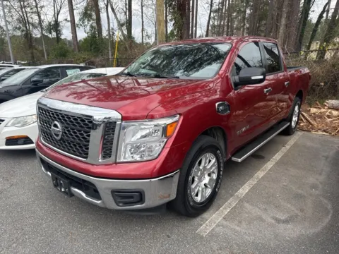 Red 2017 Nissan Titan SV for sale in Macon, GA